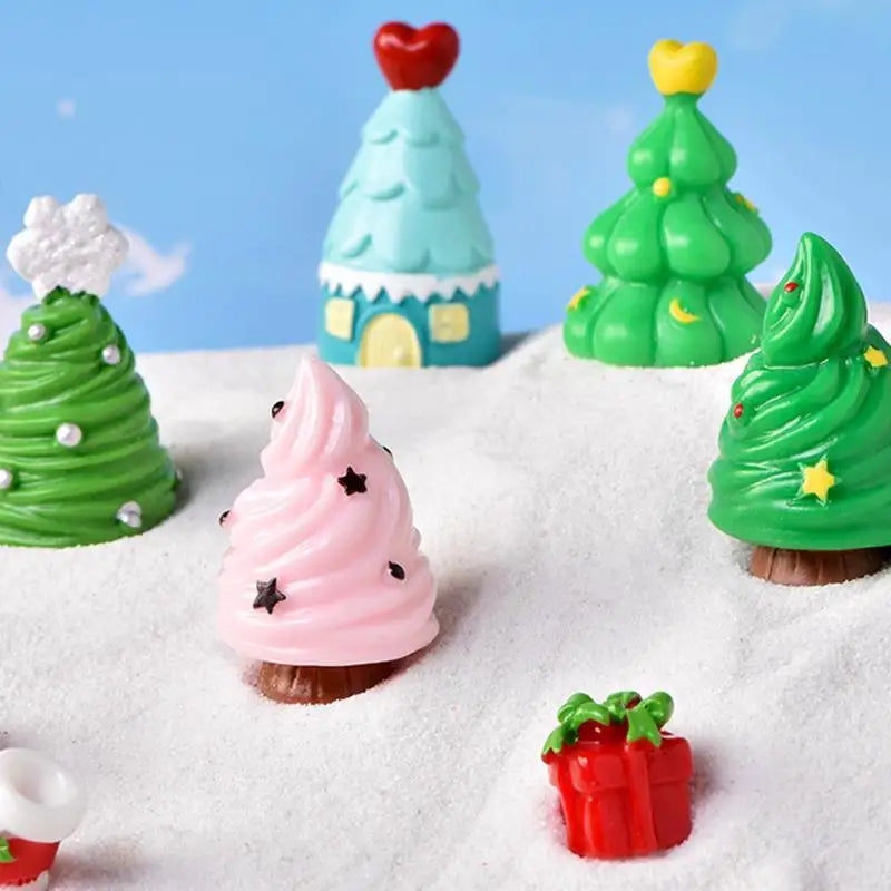 Mini Christmas Tree Figurines