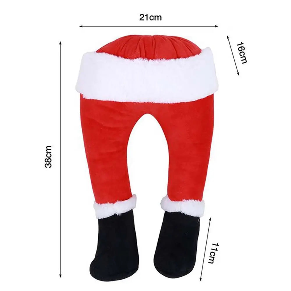 Silly Santa Claus Legs Plush