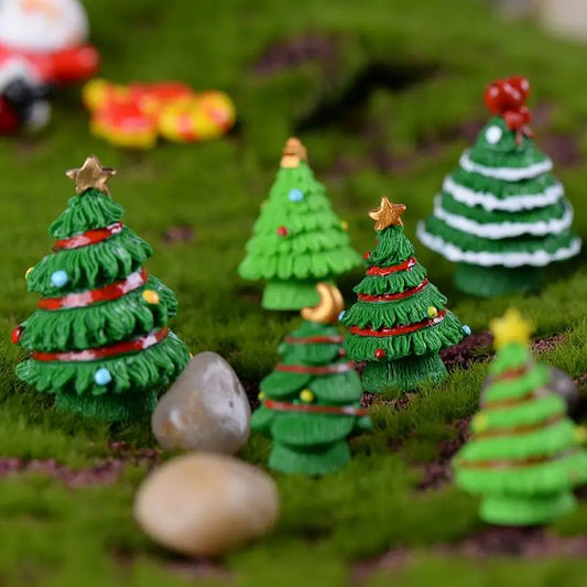 Mini Christmas Tree Figurines
