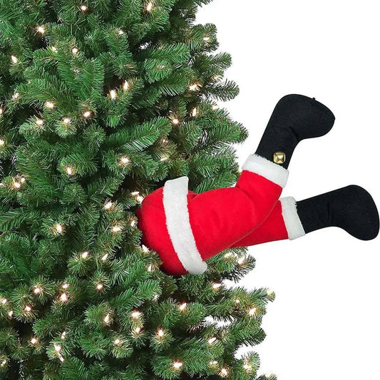 Silly Santa Claus Legs Plush